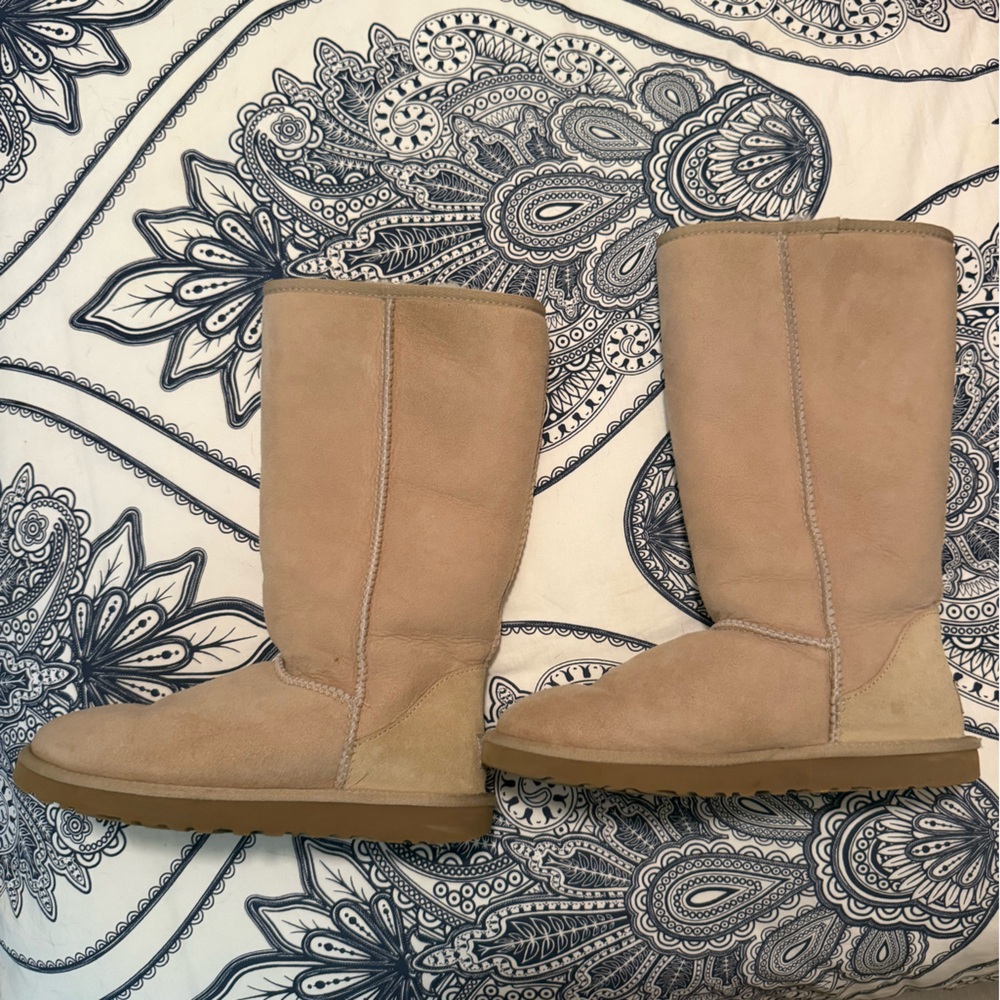 UGG Classic Women's Tan Suede Winter Boots